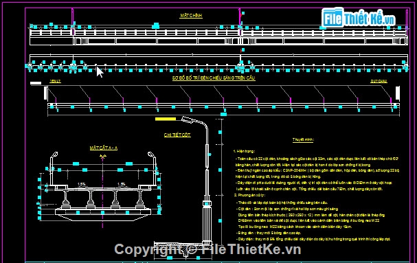 thiết kế cầu,thiết kế thi công,Bản tính cầu,sửa chữa cầu 10 nhịp 33m,Khổ cầu B=8.43+2x0.5m