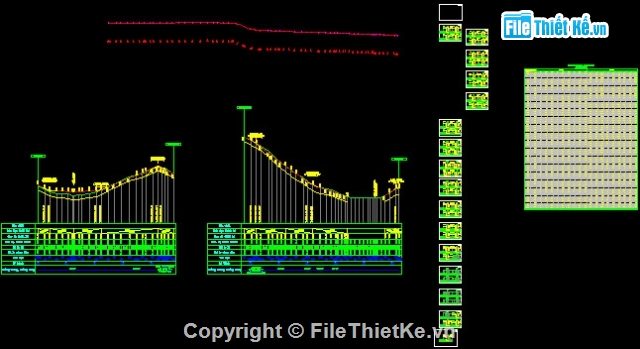 Bản vẽ thi công,thiết kế đường,Bản vẽ thiết kế cống,Bản vẽ thiết kế trắc ngang tuyến,Bản vẽ thiết kế trắc dọc tuyến