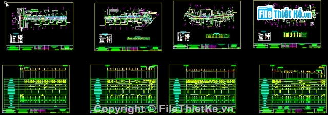 Bản vẽ mặt cắt ngang,hiết kế mặt bằng san nền,Bản vẽ bình đồ trắc dọc,Bản vẽ nút giao