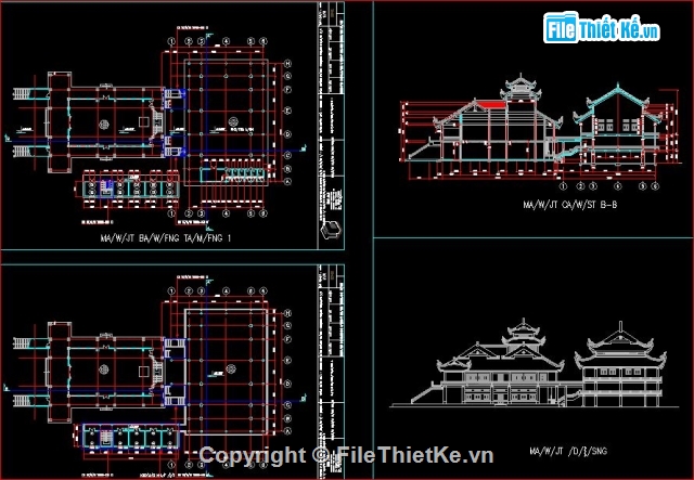 thiền viện sùng phúc lâm,thiết kế thiền viện sùng phúc,bản vẽ đình chùa đẹp,phối cảnh đình chùa,kiến trúc tổng thể đình chùa