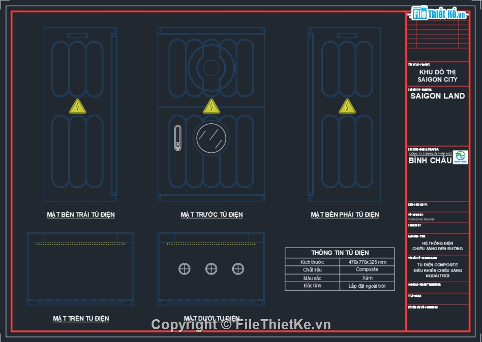 Bản vẽ trạm biến áp 1 cột,File dwg tủ điện tạm công trường,Bản vẽ autocad tủ điện MSB,Biện pháp thi công chống sét,Biện pháp thi công chiếu sáng,tủ điện