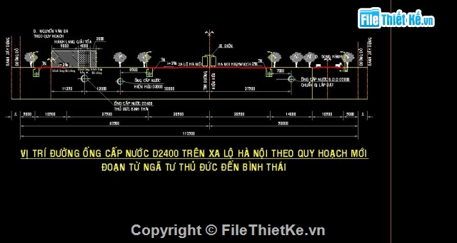 thi công đường,đường ống,đường nước,Bản vẽ thi công,thiết kế đường,thiết kế công trình nước sạch