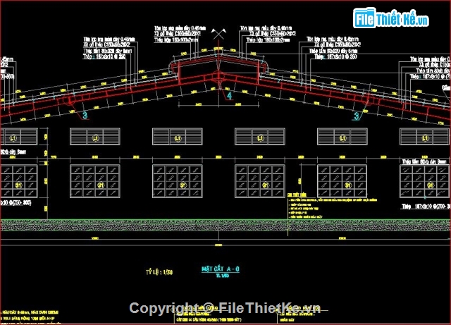 Xưởng nhịp 60m và 30m,thiết kế nhà xưởng,mẫu nhà xưởng chi tiết