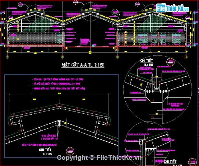 Xưởng sản xuất thủy sản,thiết kế Xưởng sản xuất,bản vẽ xưởng sản xuất thủy sản,xưởng sản xuất kích thước 63 x 65m