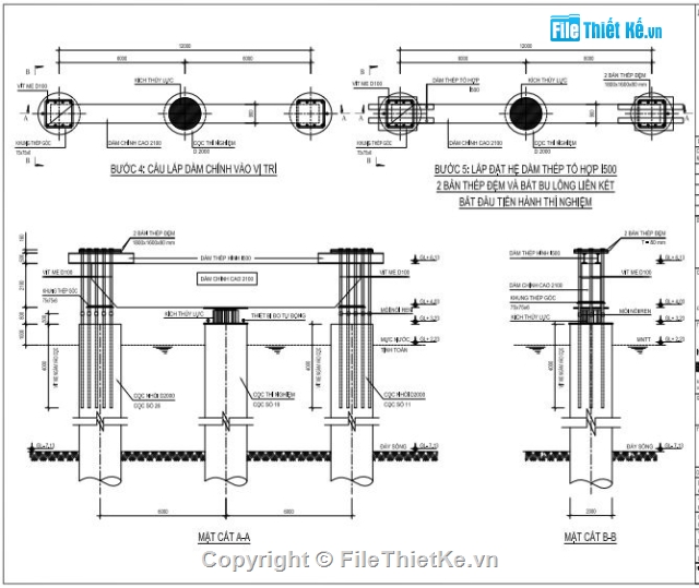 thử tải tĩnh cọc khoan nhồi,thử nghiệm sức chịu tải của cọc,Phương pháp neo thử tải tĩnh cọc khoan nhồi,Kiểm tra sức chịu tải của cọc khoan nhồi,tính toán sức chịu tải của cọc khoan nhồi