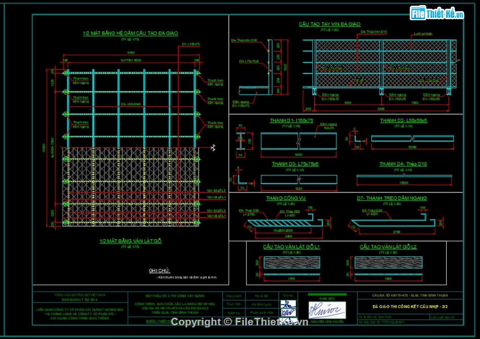 sửa chữa cầu,gia cố cầu,gia cường cầu,autocad sửa chữa cầu,biện pháp sửa chữa cầu
