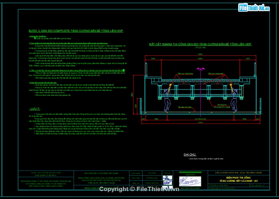 sửa chữa cầu,gia cố cầu,cầu yếu,gia cường cầu,Autocad sửa chữa cầu