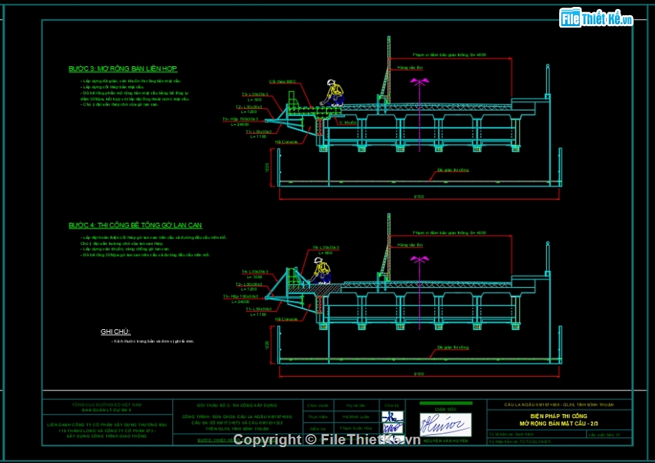 sửa chữa cầu,gia cố cầu,cầu yếu,gia cường cầu,Autocad sửa chữa cầu