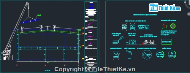 Biện pháp thi công,Bản vẽ nhà thép,nhà thép,Biện pháp thi công nhà thép,kết cấu thép Nhà mẫu