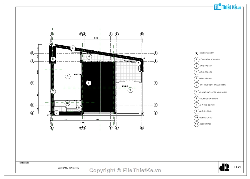 Nhà thờ họ,Revit nhà thờ họ,Nhà thờ họ 7.5x13.5m,Thiết kế nhà thờ họ