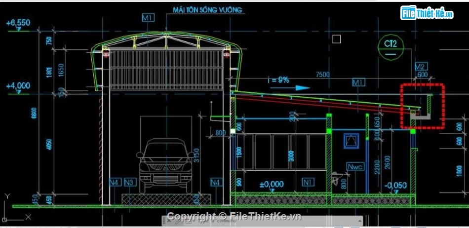 Bản vẽ trạm cân,bản vẽ thiết kế công trình trạm cân 80T,trạm cân
