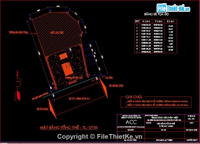 thiết kế cây xăng,bản vẽ cây xăng,trạm xăng dầu Hiệp Hòa