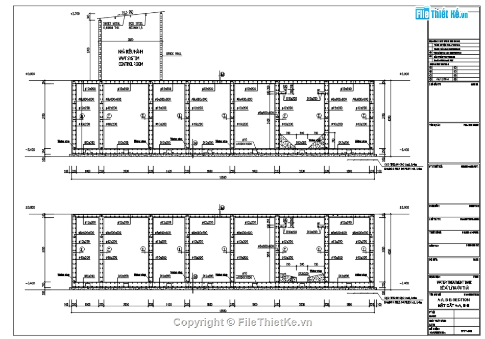trạm xử lý nước thải,bản vẽ nhà xưởng,bản vẽ thiết kế trạm nước thải 7m3,xử lý nước thải nhà xưởng cho thuê