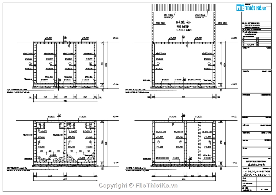 trạm xử lý nước thải,bản vẽ nhà xưởng,bản vẽ thiết kế trạm nước thải 7m3,xử lý nước thải nhà xưởng cho thuê