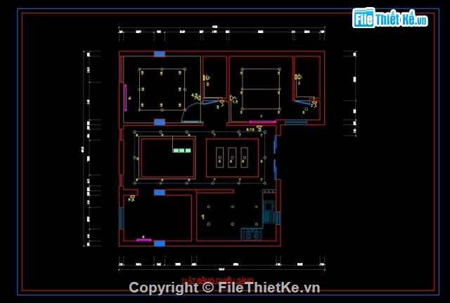 bản vẽ triển khai nội thất nhà tập thể,bản vẽ cải tạo nhà tập thể,nội thất nhà tập thể full cad và sketchup