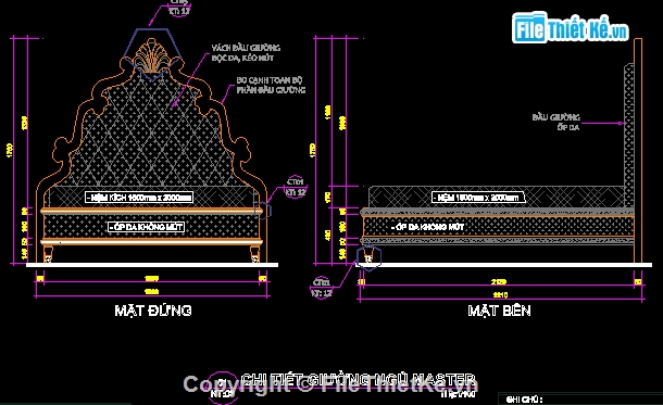 cad nội thất,nội thất cổ điển,nội thất Master