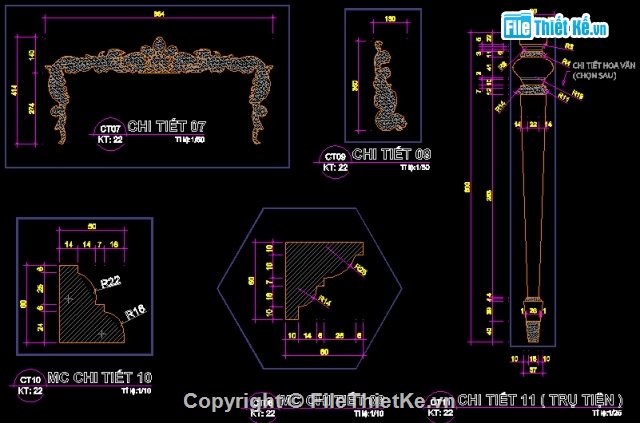 cad nội thất,nội thất cổ điển,nội thất Master