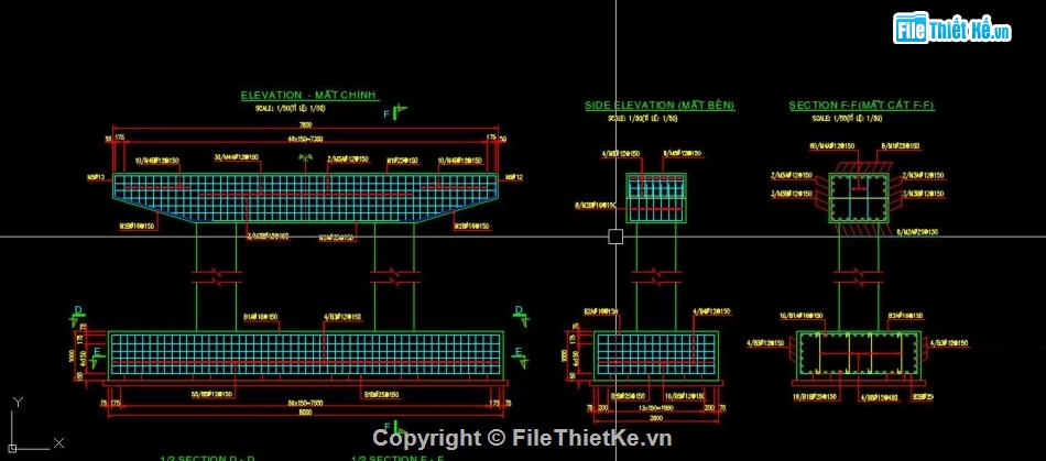 bản vẽ trụ thân cột,trụ thân,trụ thân cột