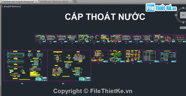 Bản vẽ cad Trung tâm,trung tâm thương mại,Trung tâm dịch vụ và thương mại 3 tầng,bản vẽ chợ