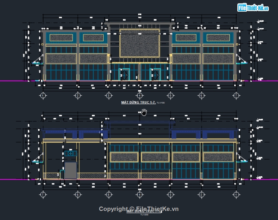 Bản vẽ cad Trung tâm thương mại,Bản vẽ cad Trung tâm,trung tâm thương mại
