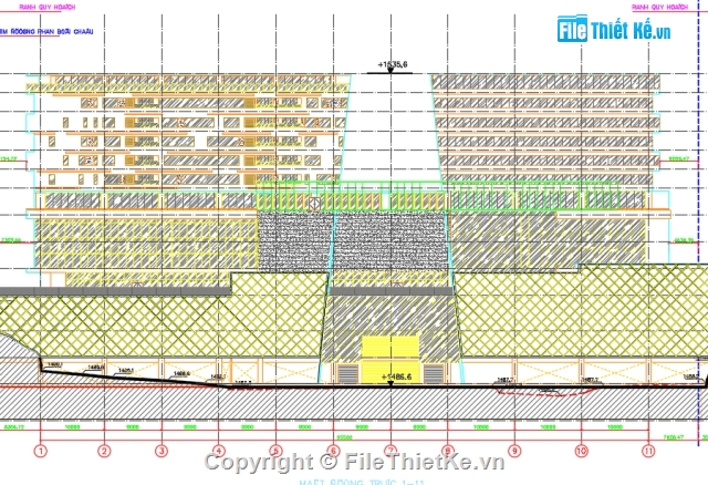 trung tâm thương mại,bản vẽ trung tâm thương mại,đà lạt center