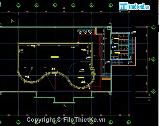 Bản vẽ cad Trung tâm,trung tâm thương mại,Dịch vụ liễu đề