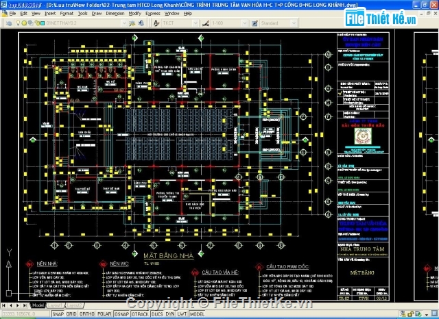 trung tâm văn hóa xã long khánh,file cad nhà văn hóa,bản vẽ nhà văn hóa học tập,kiến trúc nhà văn hóa