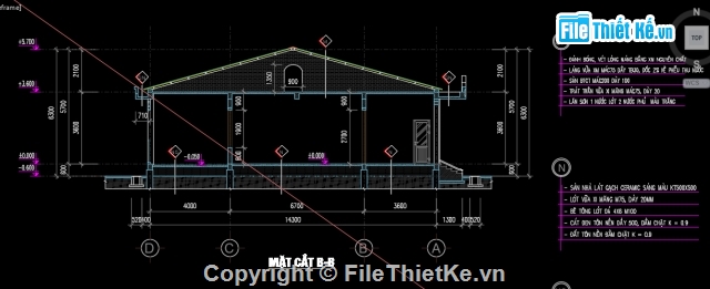 bản vẽ trường mầm non,thiết kế mầm non,mầm non 1 tầng,trường mầm non 1 tầng 14.3x20m