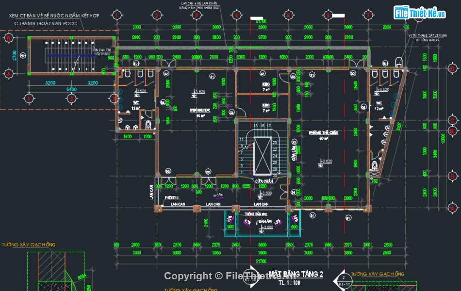 trường mầm non,Bản vẽ trường mầm non,file cad trường mầm non