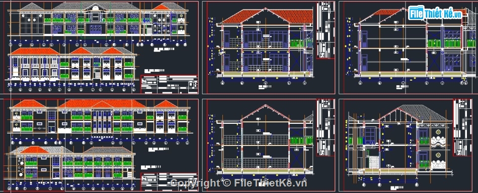 TRƯỜNG MẦM NON,TRƯỜNG HỌC,BẢN VẼ TRƯỜNG MẦM NON