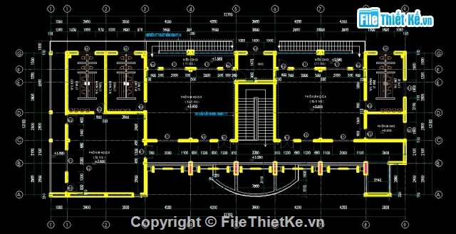 trường mầm non,mầm non 2 tầng,mầm non 2 tầng 5 phòng,trường mầm non Hải Linh,bản vẽ trường mẫu giáo,trường mầm non 2 tầng