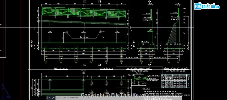 Bản vẽ,tường chắn đất,tường chắn,Bản vẽ cad cầu đường,bản vẽ cầu đường