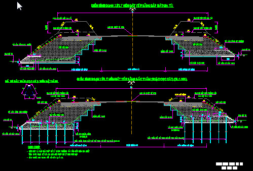 Bản vẽ,cầu đường,Bản vẽ cad cầu đường,cầu trên đường QL19 Gia Lai