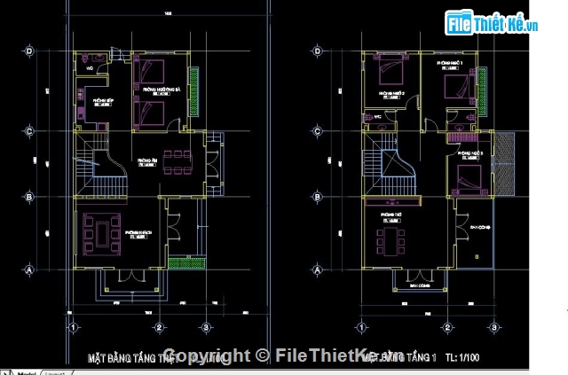 biệt thự 2 tầng,Bản vẽ nhà phố,phối cảnh biệt thự 2 tầng,biệt thự 2 tầng đẹp