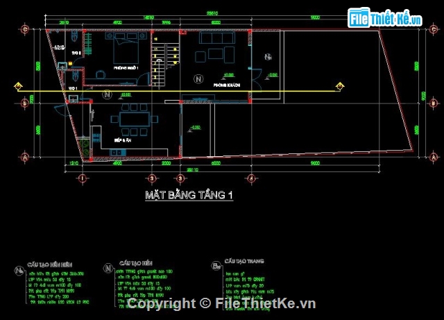 ban vẽ xây dựng,mẫu nhà 2 tầng 1 tum,bản vẽ thiết kế nhà đẹp