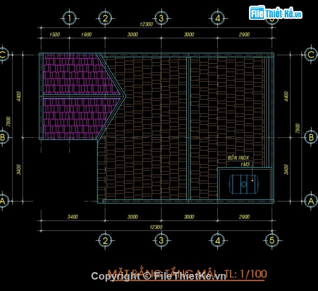 Bản vẽ nhà dân 2 tầng,bản vẽ xin phép xây dựng,Bản vẽ nhà phố 2 tầng,nhà dân 2 tầng,nhà dân 2 tầng 8x12.5m