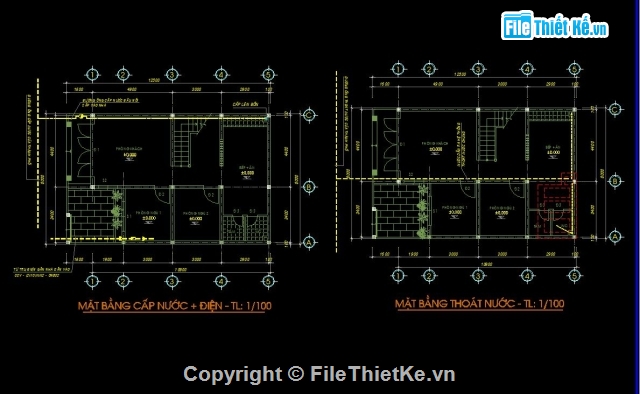 Bản vẽ nhà dân 2 tầng,bản vẽ xin phép xây dựng,Bản vẽ nhà phố 2 tầng,nhà dân 2 tầng,nhà dân 2 tầng 8x12.5m