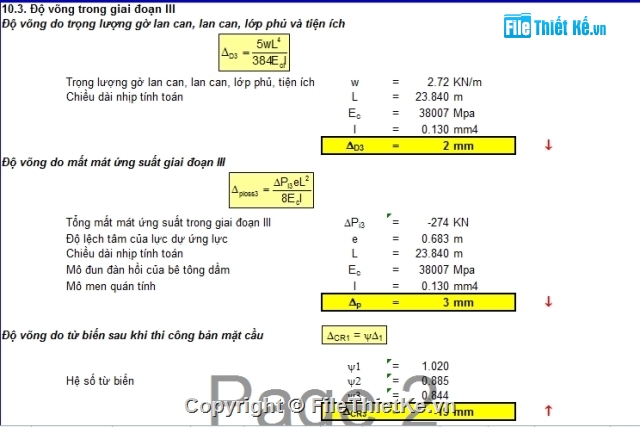 bảng tính kết cấu nhịp dầm i33m,bảng tính dầm i33m,bảng tính dầm I33m căng sau