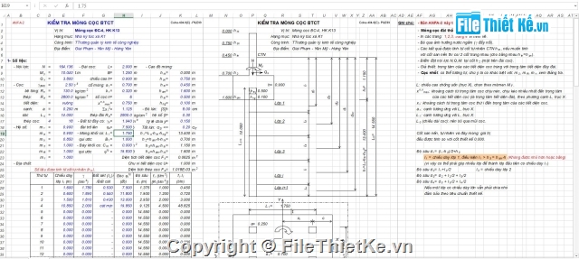 thiết kế móng cọc,móng cọc,thiết kế cọc,tính toán,tính toán thiết kế móng cọc