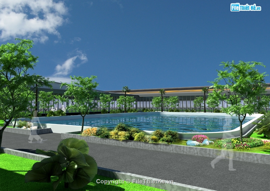 Bể nước 1500m3,Bể PCCC khu công nghiệp,Bể nước BTCT 1500m3,Bể phòng cháy chữa cháy,Bể nước kích thước 20.2x30.2m