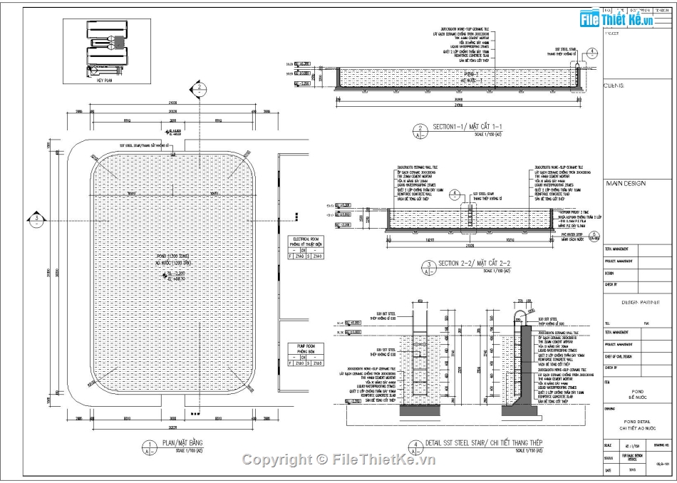 Bể nước 1500m3,Bể PCCC khu công nghiệp,Bể nước BTCT 1500m3,Bể phòng cháy chữa cháy,Bể nước kích thước 20.2x30.2m