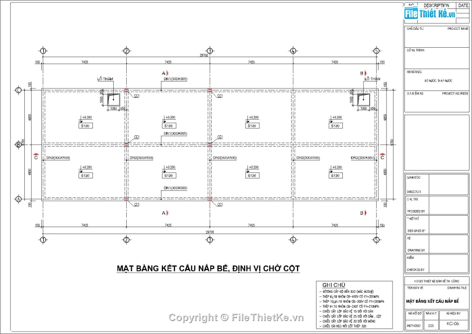 Bể nước PCCC,Tháp nước PCCC,Tháp cấp nước sạch,Thiết kế tháp nước khung thép,Thiết kế tháp cấp nước,Bản vẽ bể Nước sạch kèm tháp nước