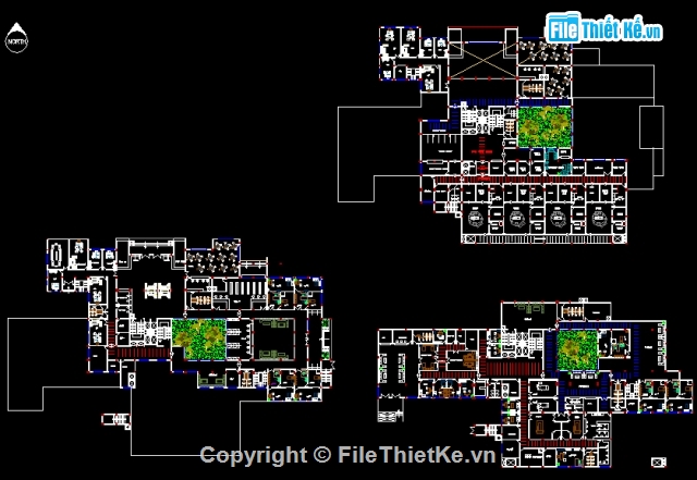 đồ án thiết kế,file cad đồ án,thiết kế bệnh viện,Bệnh viện