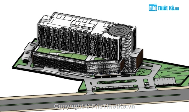 Bệnh Viện Đa Khoa,Bệnh viện 450 giường,revit bệnh viện đa khoa,bản vẽ bệnh viện đa khoa 11 tầng