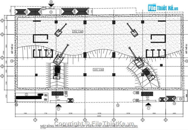 chống vách hầm,Biện pháp thi công đào đất,Đào đất tầng hầm,biện pháp chống vách tầng hầm