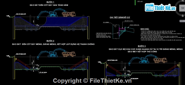 Công trình Phòng cháy chữa cháy,bể PCCC trường học,BPTC bể PCCC có cừ larsen,biện pháp thi công phòng cháy chữa cháy,thi công bể PCCC trường học,Bể PCCC