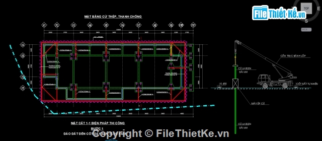 Công trình Phòng cháy chữa cháy,bể PCCC trường học,BPTC bể PCCC có cừ larsen,biện pháp thi công phòng cháy chữa cháy,thi công bể PCCC trường học,Bể PCCC