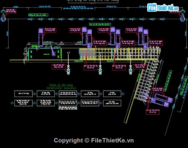 Biện pháp thi công,công trình được thi công,thuỷ công,công trình cầu cảng