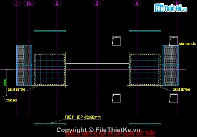 Biện pháp thi công,Phương pháp thi công,cột nhà ga