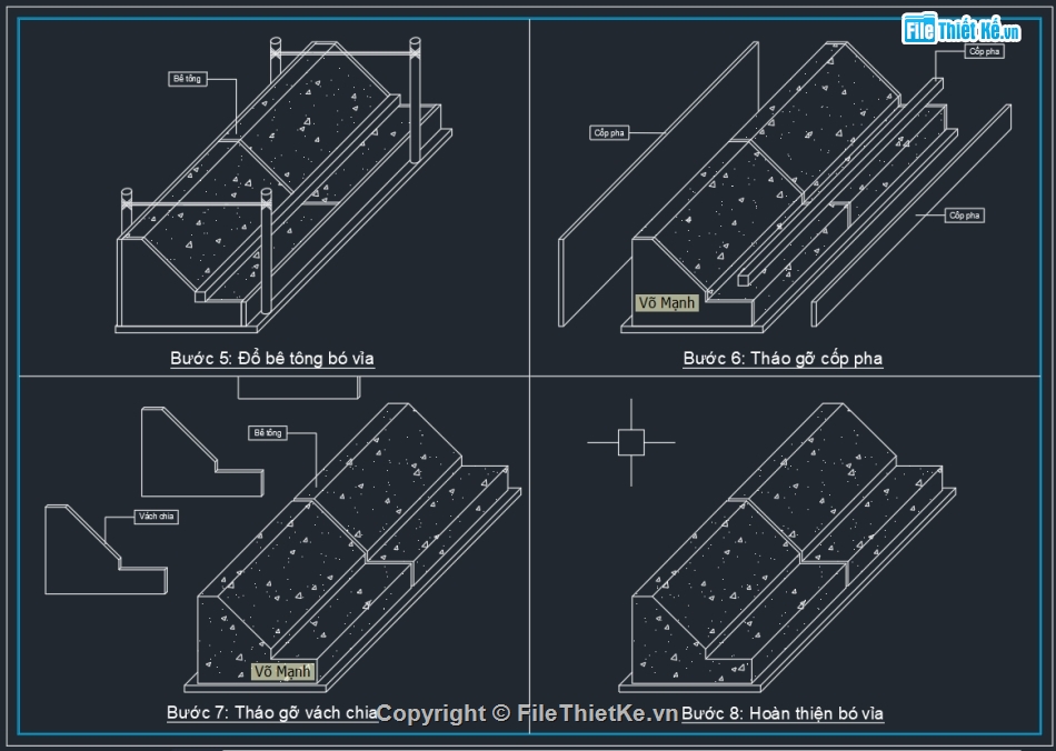 Biện pháp thi công bó vỉa bê tông,Biện pháp thi công đổ bê tông bó vỉa tại chỗ,DCN,Biện pháp thi công bó vỉa bê tông bằng máy,Bó vỉa bê tông,Thi công bó vỉa bê tông